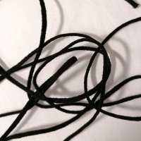 Miniatura de foto de Cordón especial mascarillas 2.5mm negro
