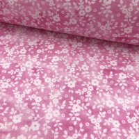 Miniatura de foto de Popelín estampado flores mini rosa