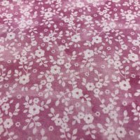 Miniatura de foto de Popelín estampado flores mini rosa