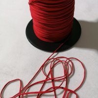 Miniatura de foto de Cordón especial mascarillas 3mm rojo