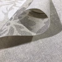 Miniatura de foto de Loneta antimanchas estampado arabescos brillo