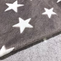 Miniatura de foto de Coralina jacquard estrellas gris topo