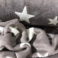 Miniatura de foto de Coralina jacquard estrellas gris topo
