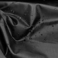 Miniatura de foto de Tela negra con tratamiento hidrofugo (35 lavados)