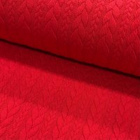 Miniatura de foto de Punto susadera jacquard rojo