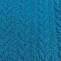 Miniatura de foto de Punto sudadera jacquard azul turquesa