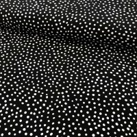 Miniatura de foto de Viscosa estampada topos negro