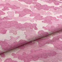 Miniatura de foto de Punto jacquard camuflaje rosa