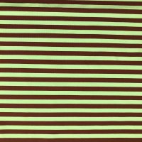 Miniatura de foto de Lycra baño mate rayas verde y marrón