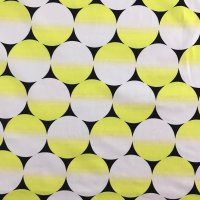 Miniatura de foto de Lycra baño mate círculos amarillo