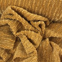 Miniatura de foto de Punto tricot terciopelo mostaza