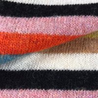 Miniatura de foto de Punto tricot raya multicolor