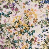 Miniatura de foto de Loneta antimanchas flores multicolor