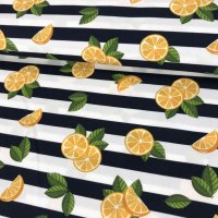 Miniatura de foto de Popelín limones y rayas