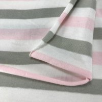 Miniatura de foto de Punto camiseta rayas rosa