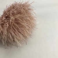 Miniatura de foto de Fleco pluma avestruz doble nude