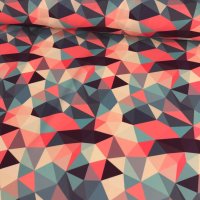 Miniatura de foto de Bielástica ligera geométrico triángulos colores pastel