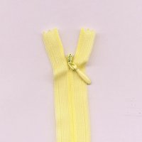 Miniatura de foto de Cremallera invisible 35cm amarillo claro