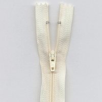 Miniatura de foto de Cremallera de nylon cerrada 35cm blanco roto
