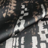 Miniatura de foto de Satén estampado degradé marrón