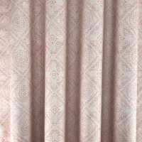 Miniatura de foto de Loneta half panamá digital geométrico rosa