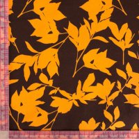 Miniatura de foto de Lycra baño flores naranja mate
