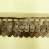 Miniatura de foto de Tira pailletes imipiel marrón 60 mm