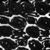 Miniatura de foto de Encaje negro bordado cintas