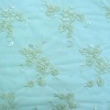 Miniatura de foto de Tul bordado  flores crudo-beis