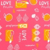 Miniatura de foto de loneta frutas rosa