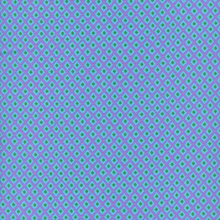 Foto de Tela algodón popelín azul estampado geométrico