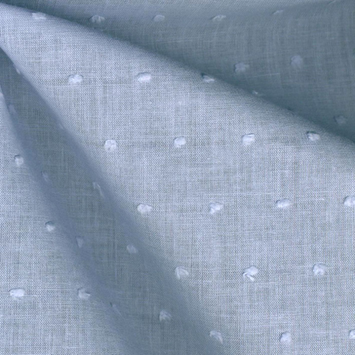 Foto de Plumeti de algodón azul celeste