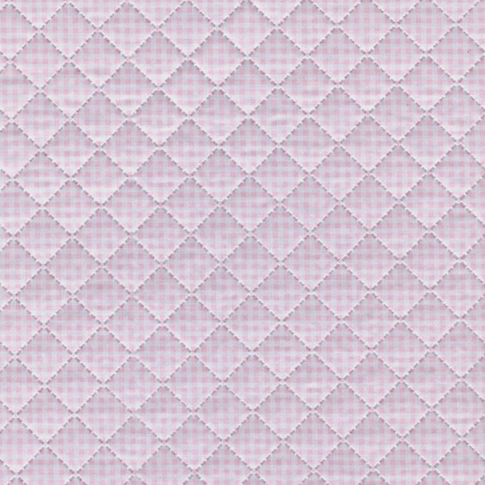 Foto de acolchado plastificado vichy blanco-rosa