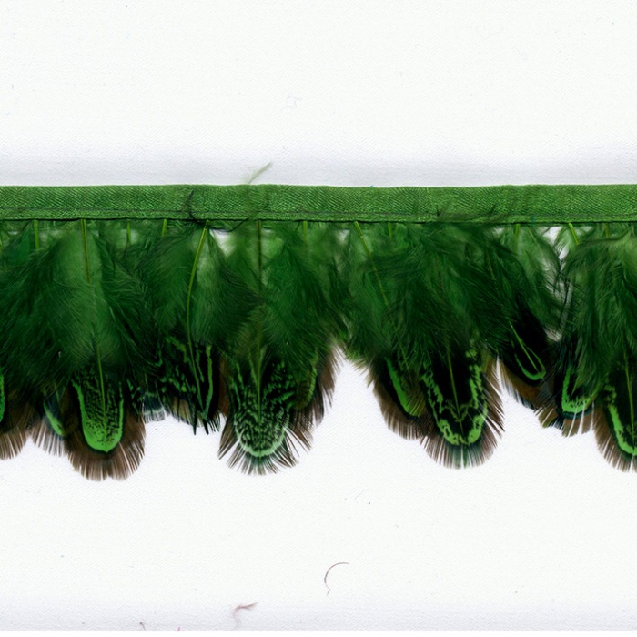 fleco plumas verde