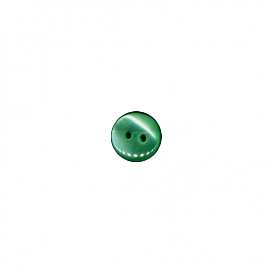 Botón verde agua 9mm.