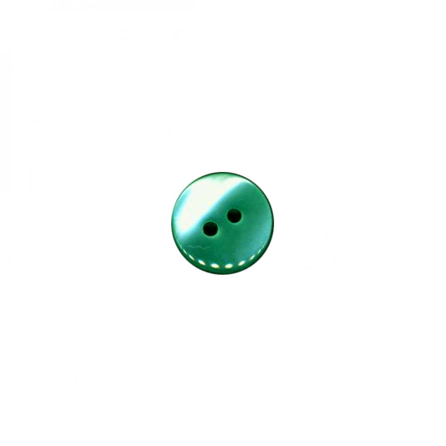 Botón verde agua 11mm.