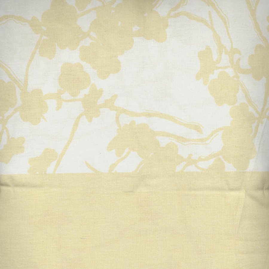 Juego de sábanas flores beige