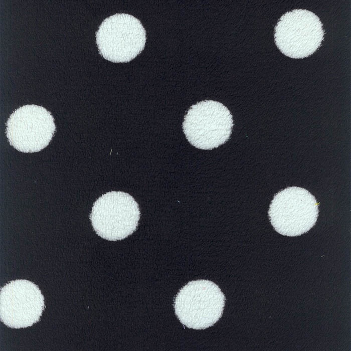 Foto de Coralina negra lunares blancos 190x240 cm