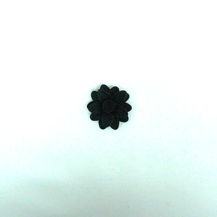 Flor manual 3cm negro