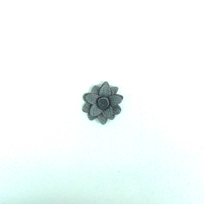 Flor manual 3 cm gris