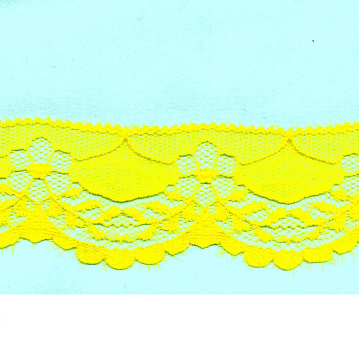 Puntilla nylon amarillo 35 mm