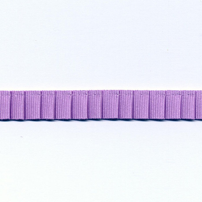Tafetán plisado violeta
