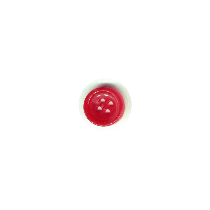 Botón rojo veteado 11mm
