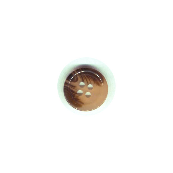 Botón marrón veteado 15mm