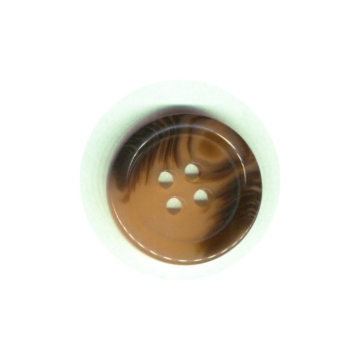 Botón marrón veteado 25mm