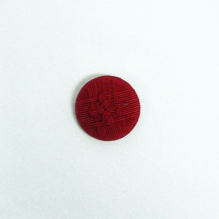 Botón pasamaneria manual rojo 32mm