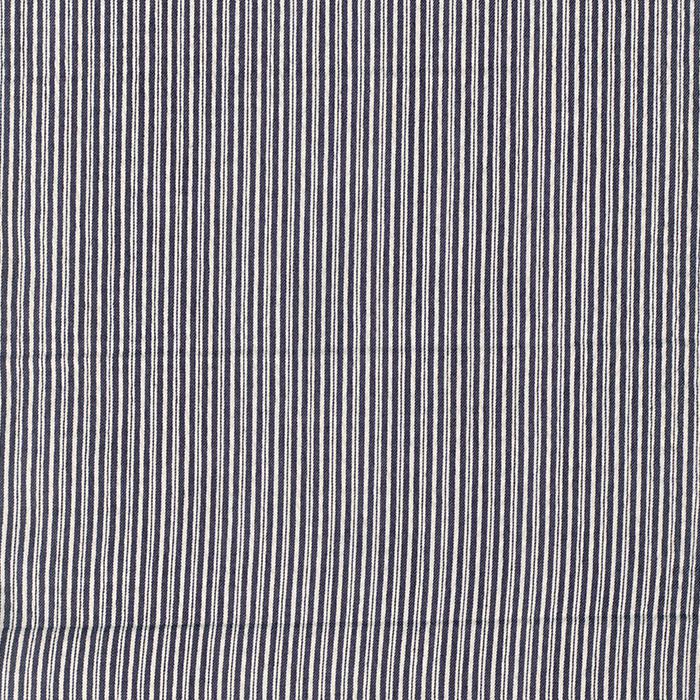 Foto de Algodon con elastan rayas blanco-azul