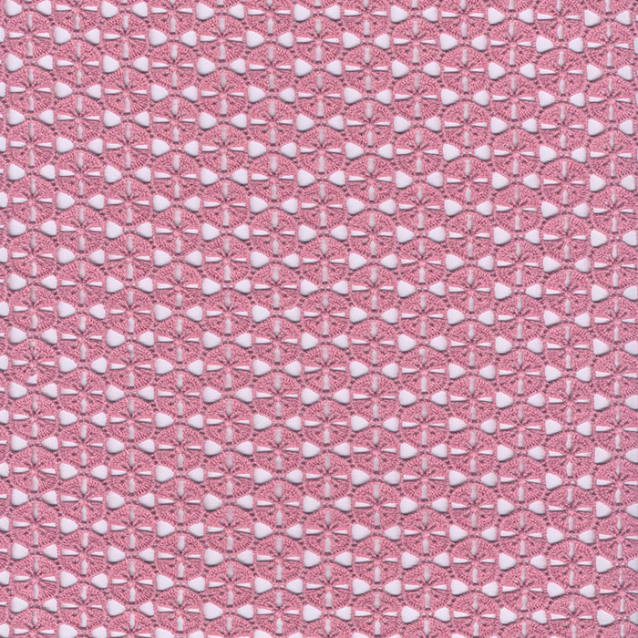 Encaje guipur rosa palo efecto algodon rosa