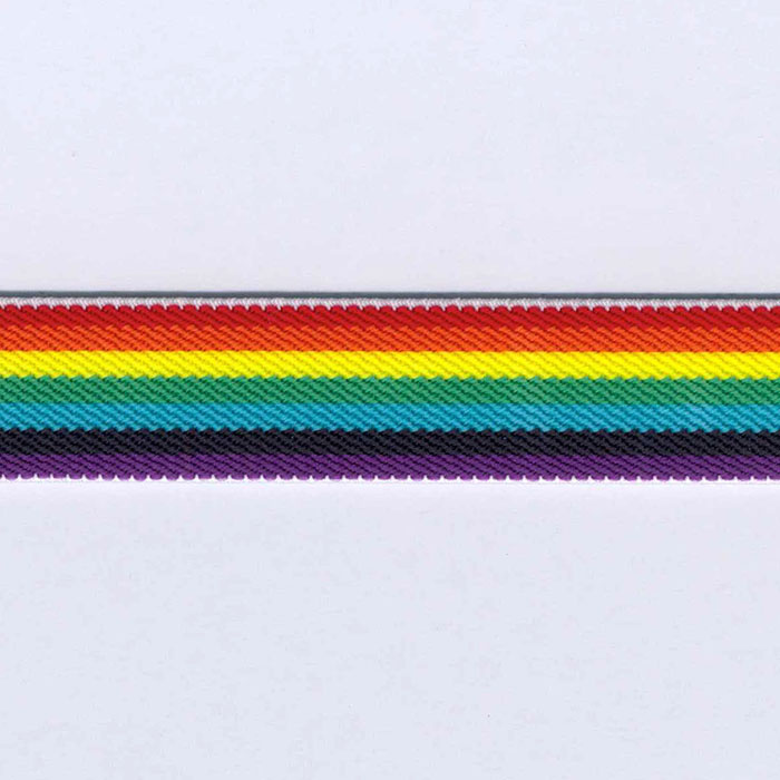 Elástico arcoiris orgullo 24 mm