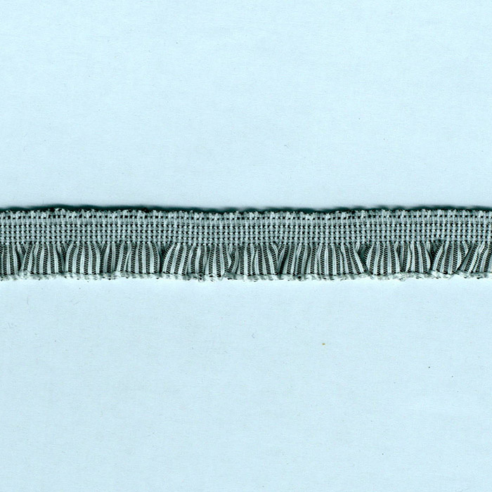 Foto de Volante rayas gris, blanco 13 mm